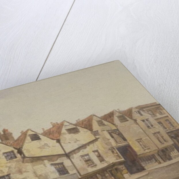 View of shops and houses, Bermondsey Street, Bermondsey, 1886 by John Crowther