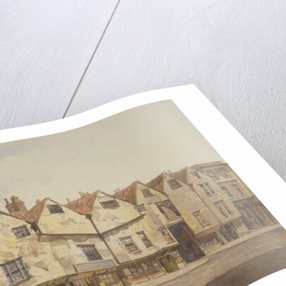 View of shops and houses, Bermondsey Street, Bermondsey, 1886 by John Crowther