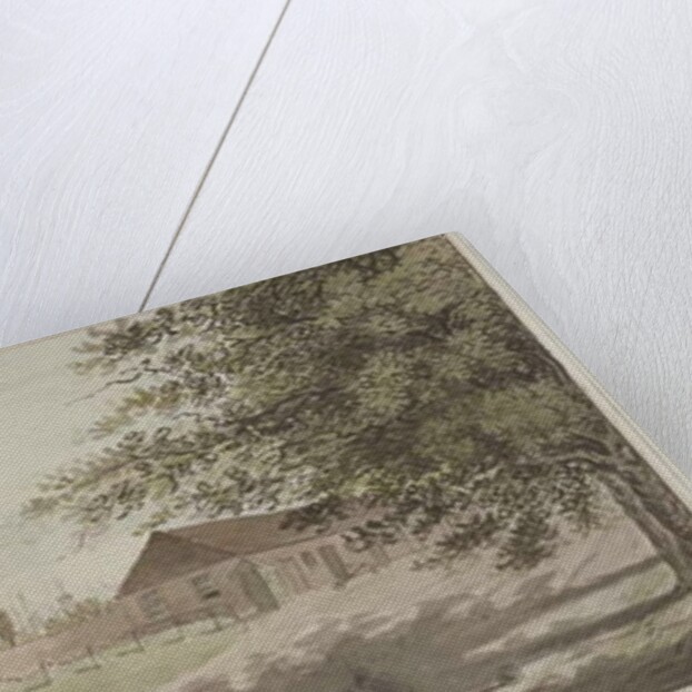 View of an ancient mansion at Greenland Dock in Rotherhithe, Bermondsey, 1796 by English School