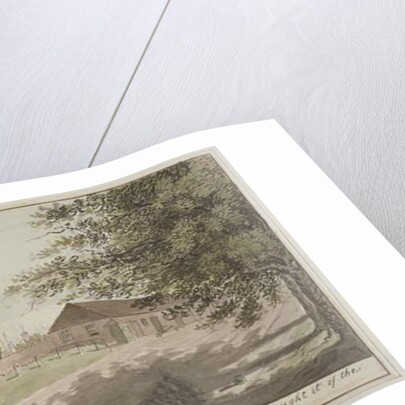 View of an ancient mansion at Greenland Dock in Rotherhithe, Bermondsey, 1796 by English School