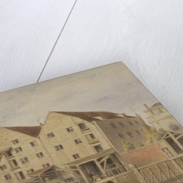 View of Chamberlain's Wharf, Tooley Street, 1846 by English School