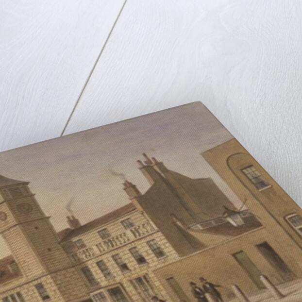 View of Bridge House in Bridge Yard, Tooley Street, 1846 by English School