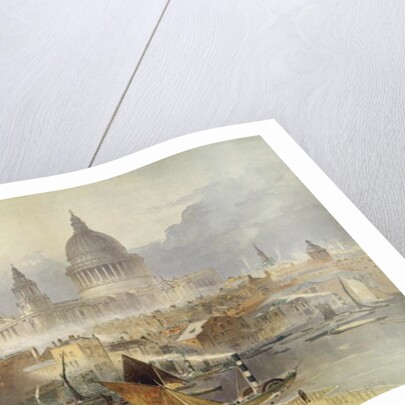 St. Paul's Cathedral from Blackfriars Bridge by David Roberts
