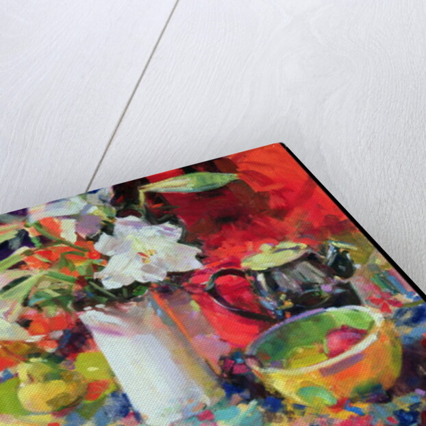 Lilies in Summer, 2000 by Peter Graham