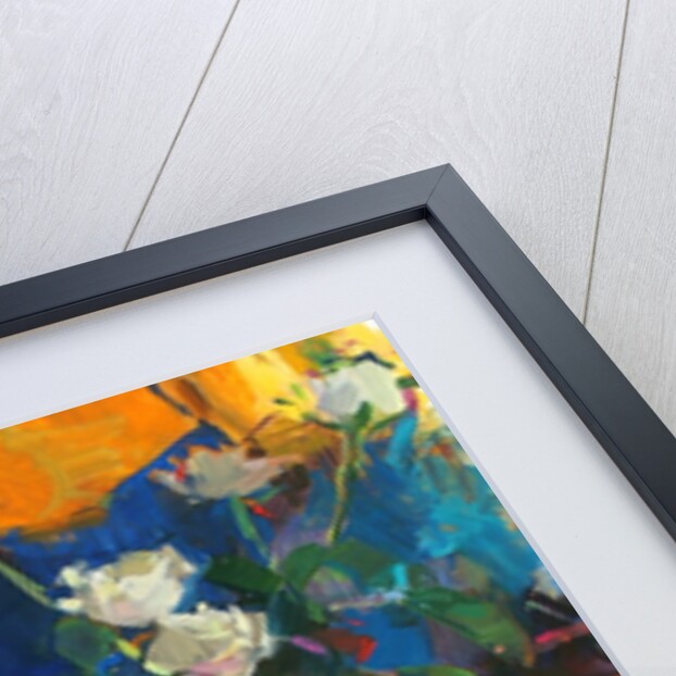 Still Life with White Roses by Peter Graham