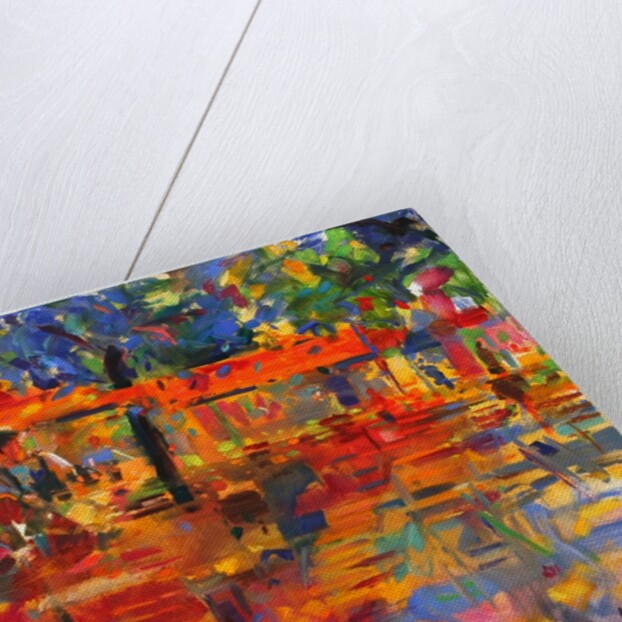 Falling Leaves, Paris by Peter Graham