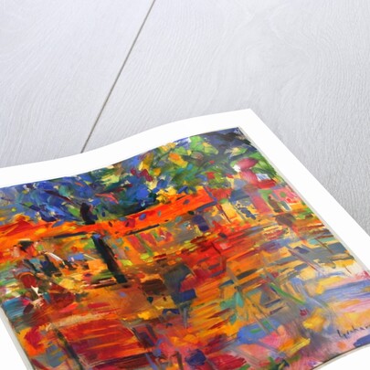 Falling Leaves, Paris by Peter Graham