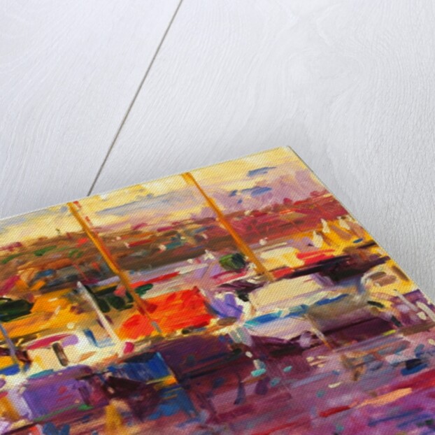 Blue Boat, St Tropez by Peter Graham