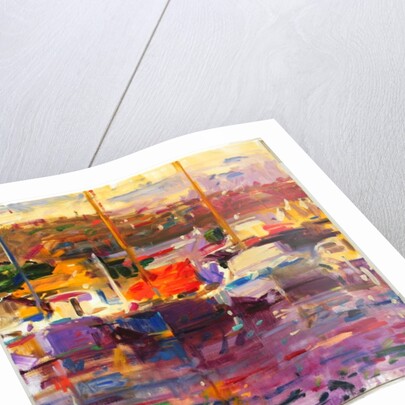 Blue Boat, St Tropez by Peter Graham