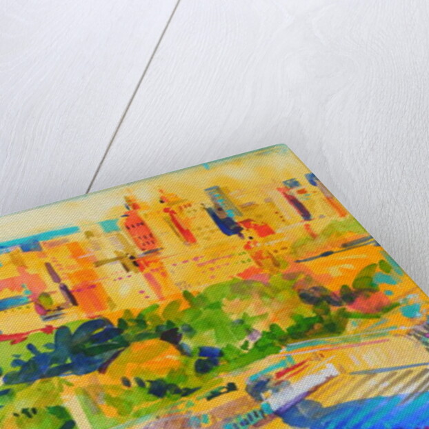 Fifth Avenue shadows over the Metropolitan by Peter Graham