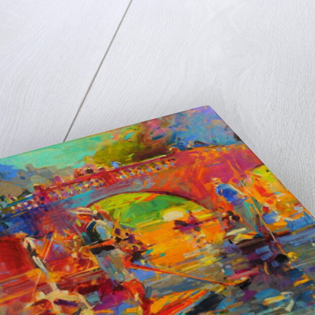 Punts, Clare Bridge by Peter Graham