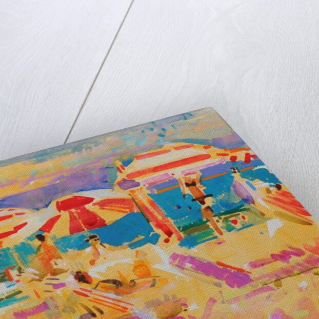 Red Parasols, Miami by Peter Graham