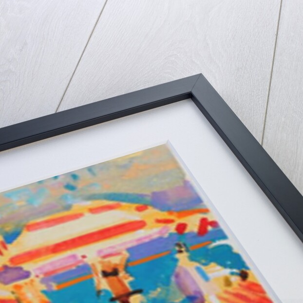 Red Parasols, Miami by Peter Graham