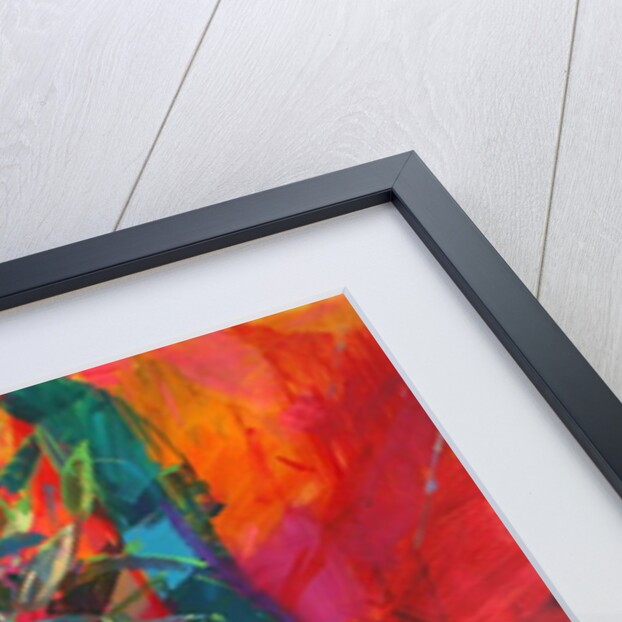 Lilies on a Red Ground, 2012 by Peter Graham