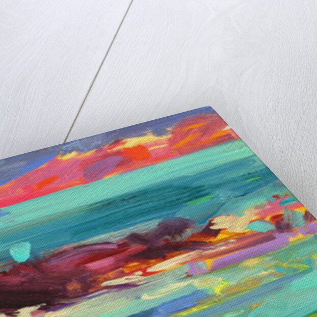 On the Shore, Iona, 2012 by Peter Graham