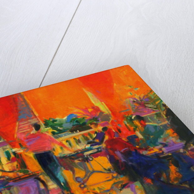 Courtyard Cafe, Tunis by Peter Graham