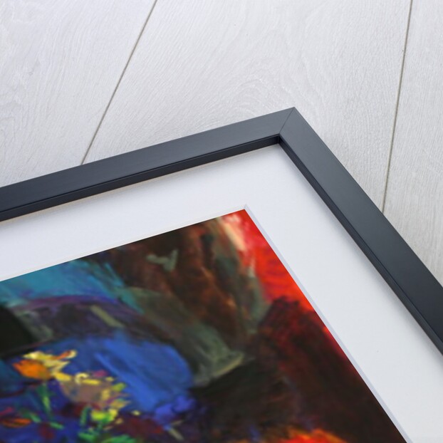 Roses on a Blue Ground by Peter Graham