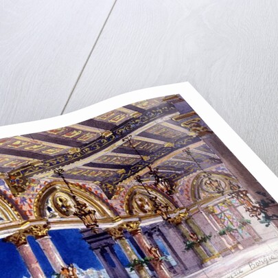 Set design for the opera 'Lucrezia Borgia' by Gaetano Donizetti, Milan, 1833 by Italian School