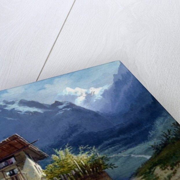 Set design for the opera, 'Linda di Chamounix' by Gaetano Donizetti, Turin, 1875 by Augusto Ferri