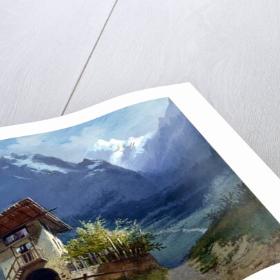 Set design for the opera, 'Linda di Chamounix' by Gaetano Donizetti, Turin, 1875 by Augusto Ferri