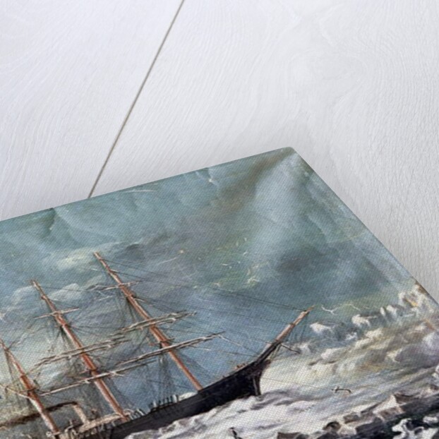 The Ship of the Finnish Explorer, Nils Adolf Erik, Baron Nordenskjold, c.1880 by Danish School