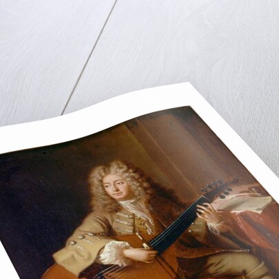 Portrait of Marin Marais by Andre Bouys
