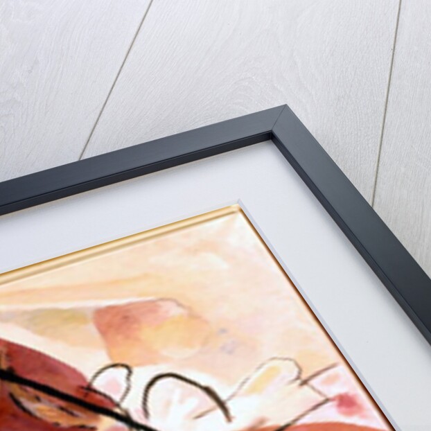 With the black bow by Wassily Kandinsky