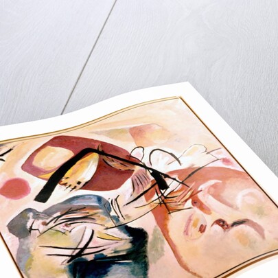 With the black bow by Wassily Kandinsky