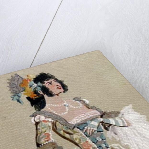 Costume Design for the Countess Almaviva by Luigi Sapelli Caramba