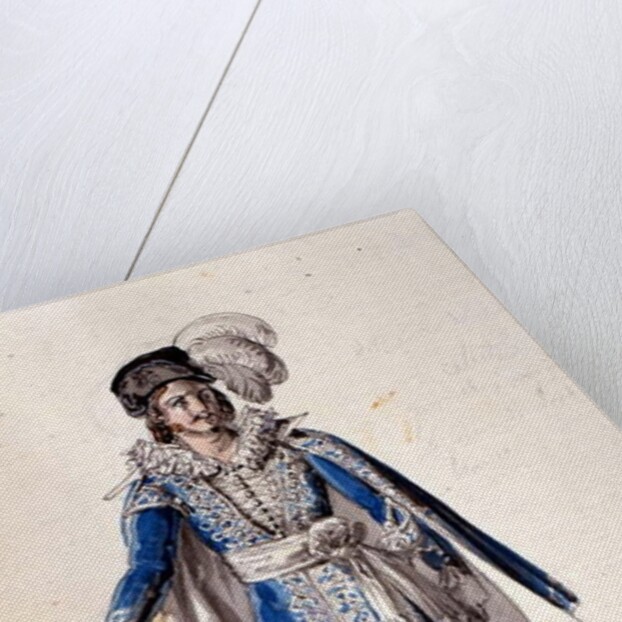 Costume design for the Count Almaviva by Luigi Sapelli Caramba