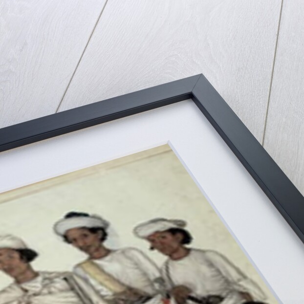 Eight Gurkhas, 1815 by Ghulam Ali Khan