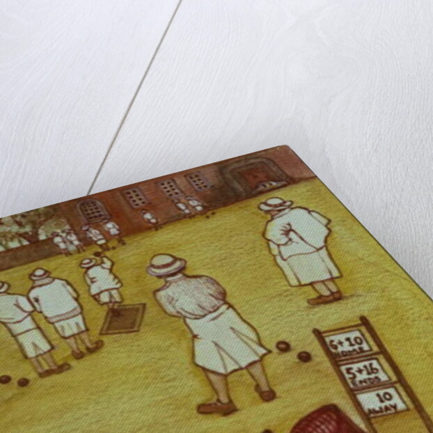 Bowling, 1988 by Gillian Lawson