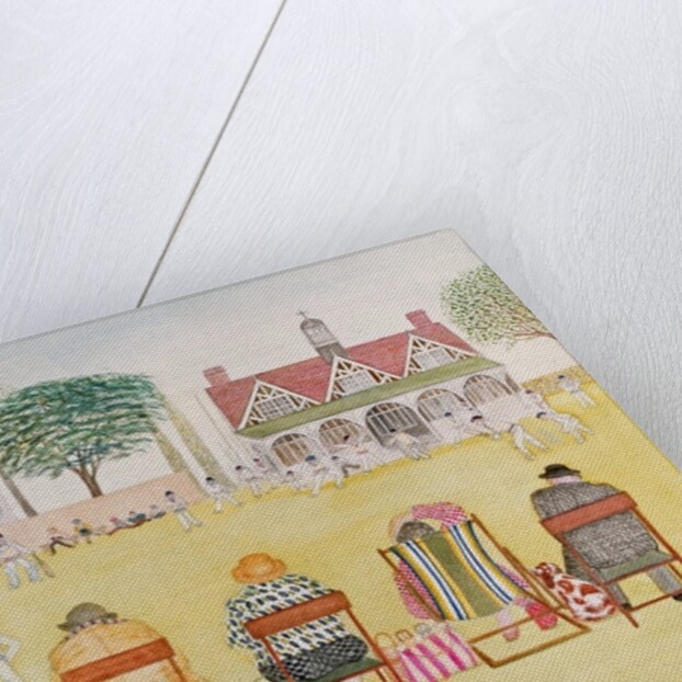 The Cricket Match, 1989 by Gillian Lawson