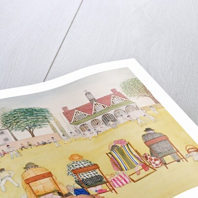 The Cricket Match, 1989 by Gillian Lawson