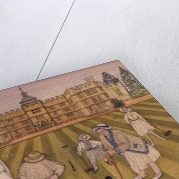 The Croquet Match by Gillian Lawson