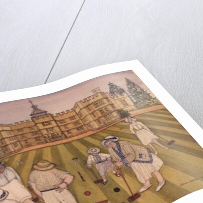 The Croquet Match by Gillian Lawson