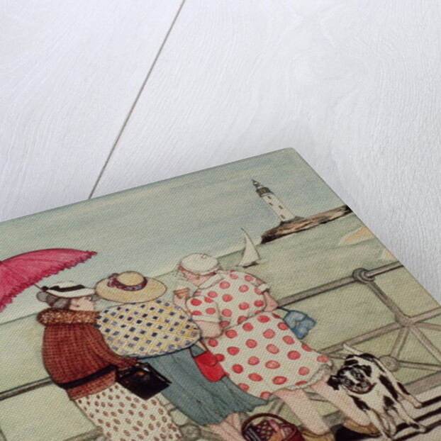 At the Seaside, 1987 by Gillian Lawson