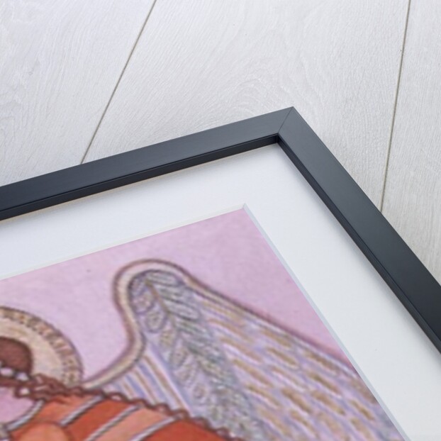 Two angels holding a bowl, 1995 by Gillian Lawson