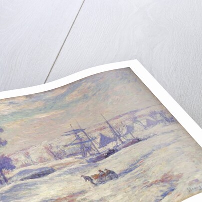 Snow at Quimper, 1909 by Henry Moret