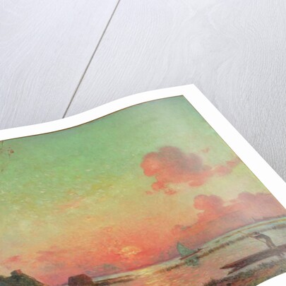 Sunset in Grande Briere, c.1910 by Fernand Loyen du Puigaudeau
