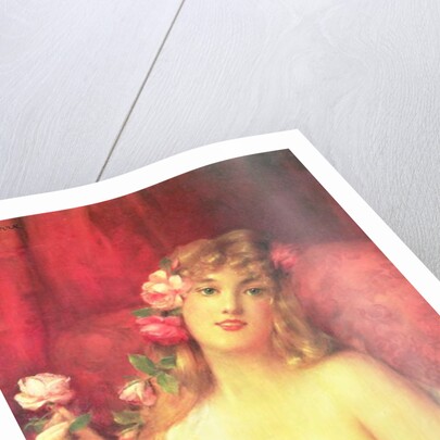 Woman with a Rose by Leon Francois Comerre