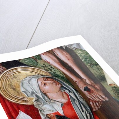 The crucifixion, detail by Martin Schongauer