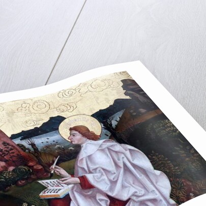 Saint John on Patmos by Martin Schongauer
