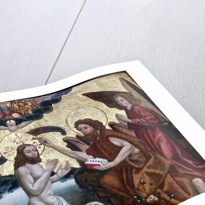The baptism of Jesus by John the Baptist by Martin Schongauer