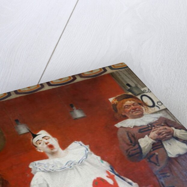 The acrobats, detail, 1888 by Fernand Pelez