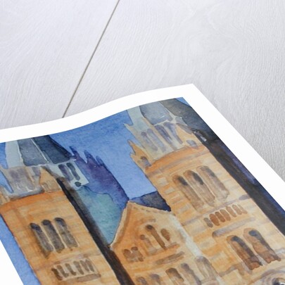 Main Entrance of The Natural History Museum, London, Sunset, 1994 by Izabella Godlewska de Aranda