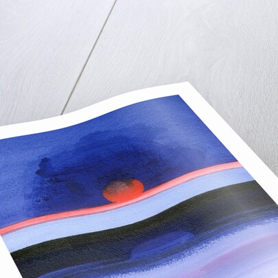 Seascape, Sunset, Helsinki, 1991 by Izabella Godlewska de Aranda