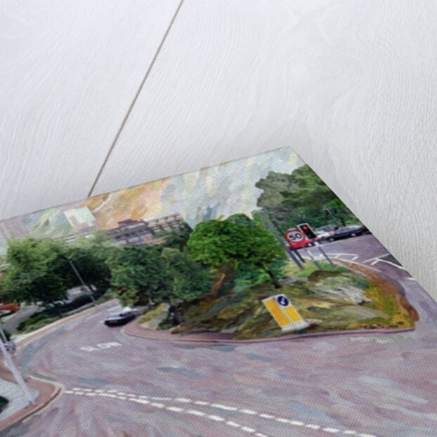 View from a Flyover, 1997 by Ellen Golla