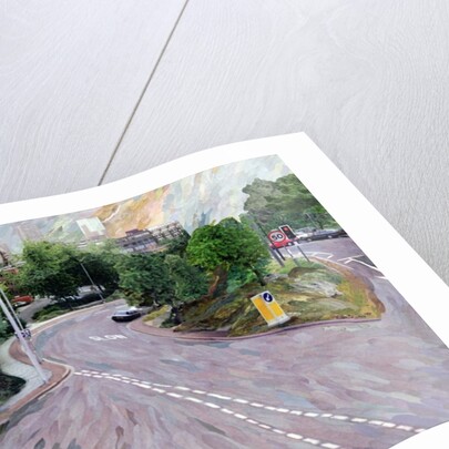 View from a Flyover, 1997 by Ellen Golla