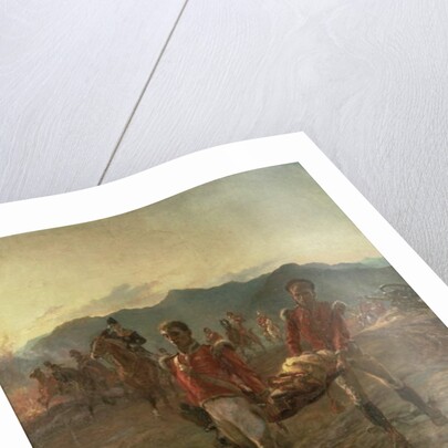 On the Morrow of Talavera, 1923 by Lady Butler